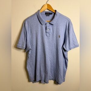 Ralph Lauren Men's Light Blue Polo Shirt